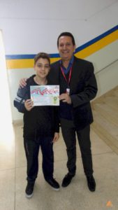 Reconhecimento dos alunos destaques de 2º bimestre 2019 no Colégio Castro Alves