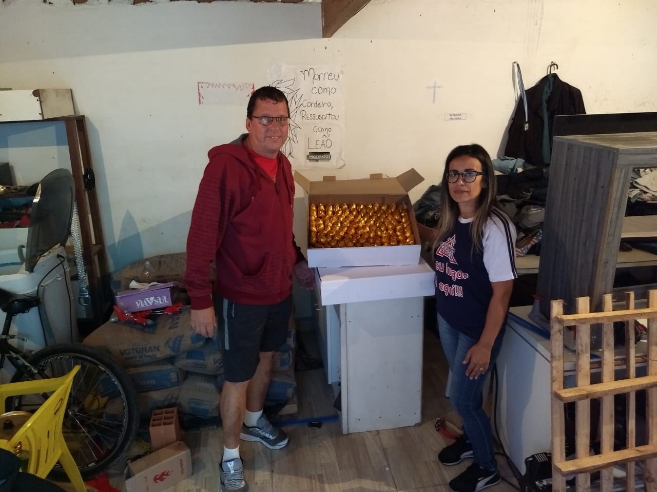 Leia mais sobre o artigo Entrega de ovos de páscoa amigos do bem