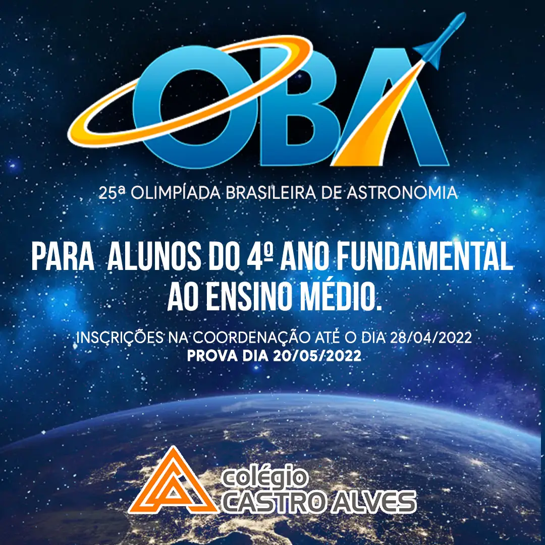 Leia mais sobre o artigo 25ª Olimpíada Brasileira de Astronomia